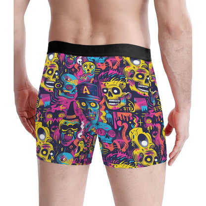 Custom Men's Underwear & Socks Set - Shock Skull