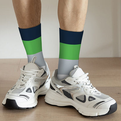 Seattle Football Style Socks – Personalized & Customizable