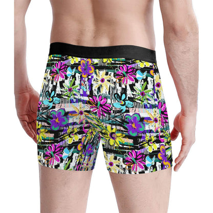 Custom Men's Underwear & Socks Set - Terrible Flowers