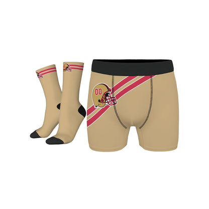 San Francisco–Inspired Gridiron Socks & Men's Underwear
