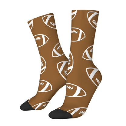 Customizable Football Socks - Faces, Numbers, or Patterns