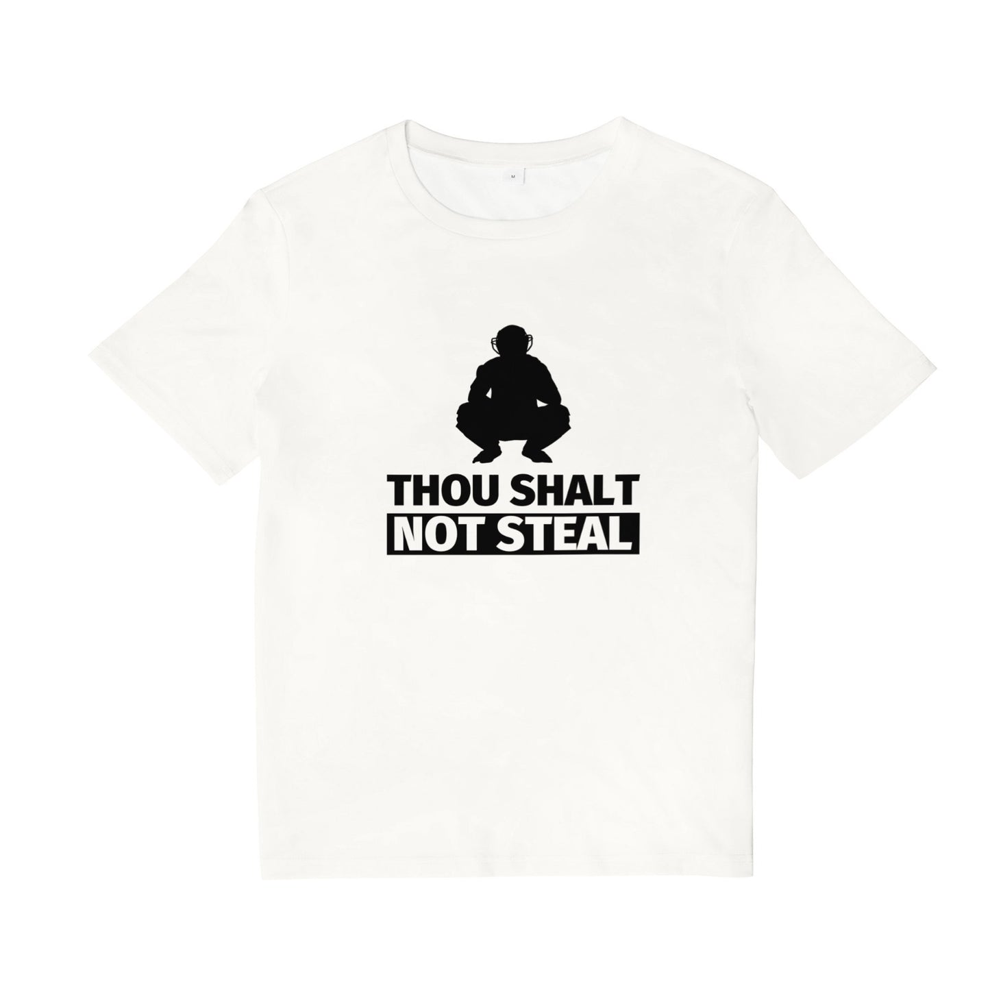 Baseball Catcher Thou Shalt Not Steal T-Shirt