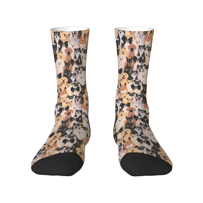 Custom Men's Underwear & Socks Set - Pets Family Design