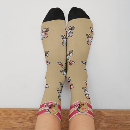 Custom Socks for San Francisco Football Fans