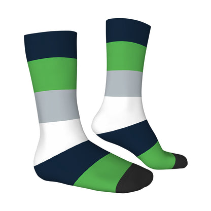 Seattle Football Style Socks – Personalized & Customizable