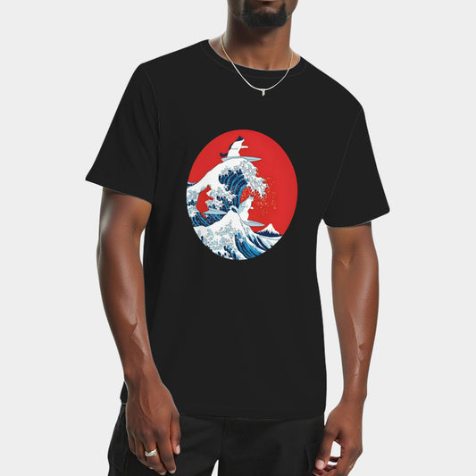 The Great Wave off Kanagawa Cats T-Shirt