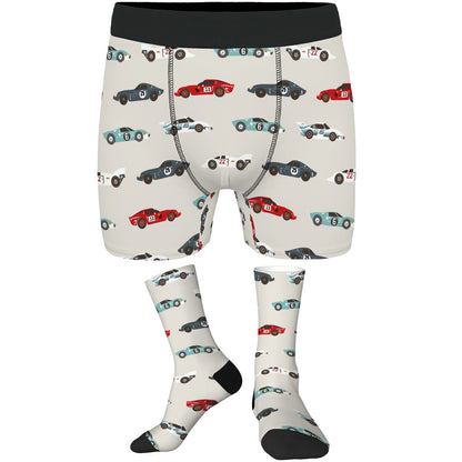 Custom Men's Underwear & Socks Set - Car