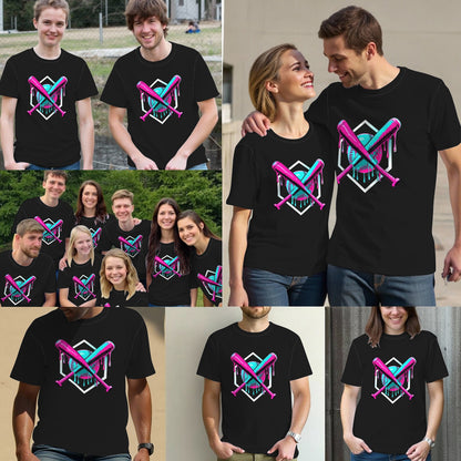 Baseball Drip Ice Cream Drip Baseball T-Shirt