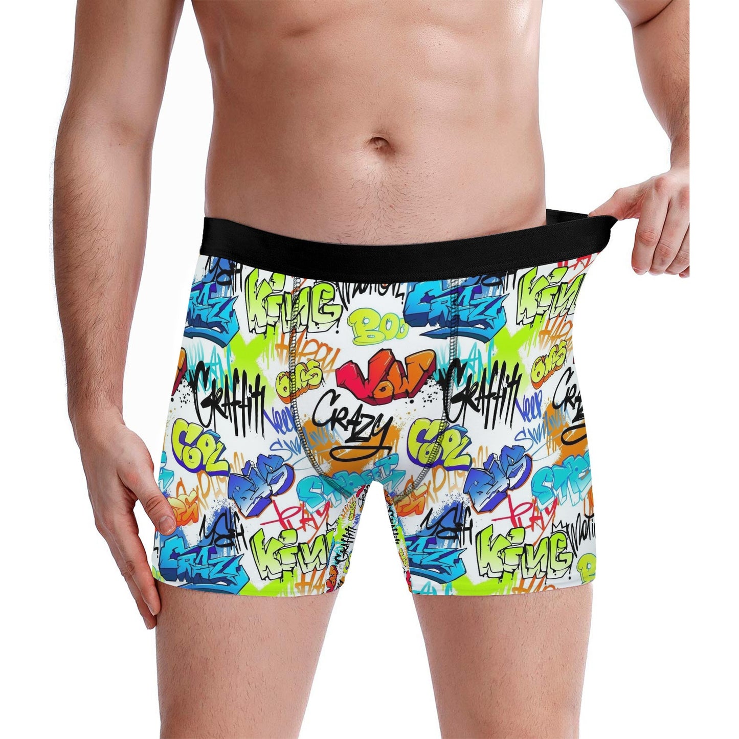 Custom Men's Underwear & Socks Set - Crazy Cool Graffiti