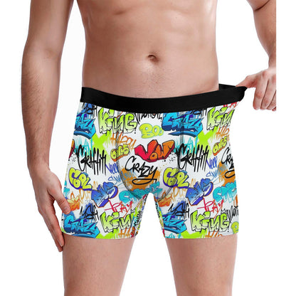 Custom Men's Underwear & Socks Set - Crazy Cool Graffiti