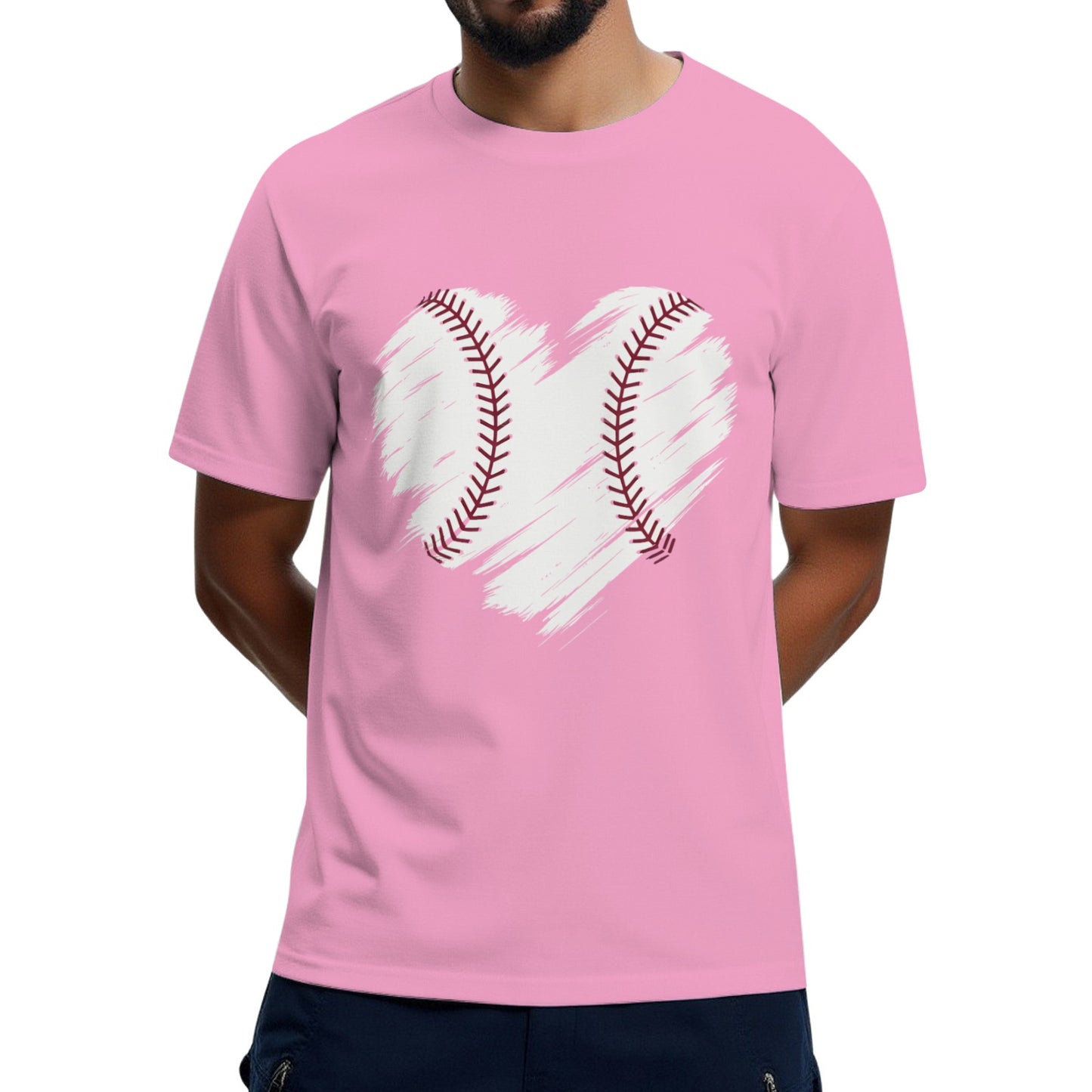 Baseball Lovers Heart T-Shirt