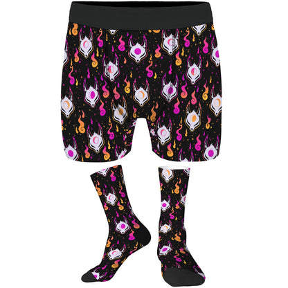 Custom Men's Underwear & Socks Set - Fox Design