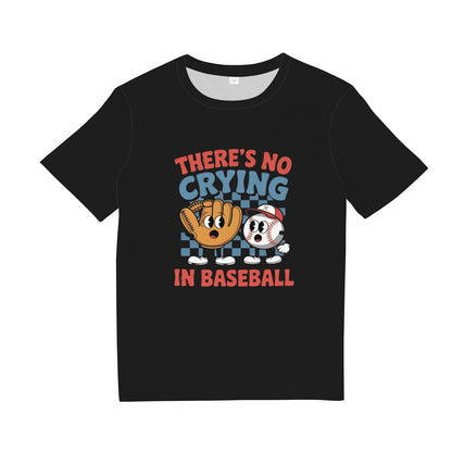 There Is No Crying In Baseball Funny Game Day Baseball T-Shirt