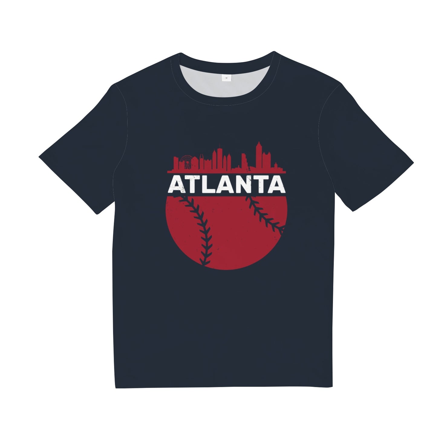 Atlanta Baseball Vintage Minimalist Retro Baseball Lover T-Shirt