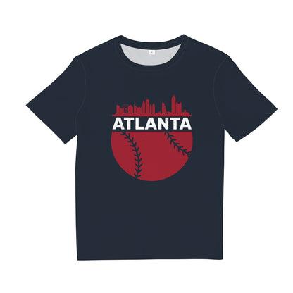 Atlanta Baseball Vintage Minimalist Retro Baseball Lover T-Shirt