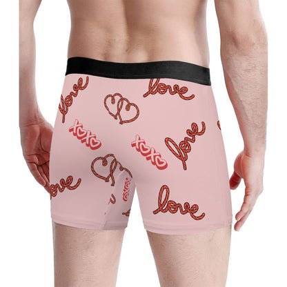 Custom Valentine's Day Couple Love Heart Underwear Sets