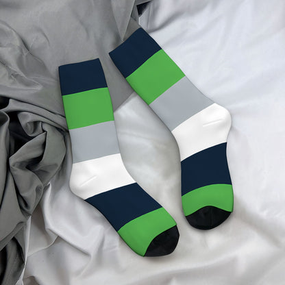 Seattle Football Style Socks – Personalized & Customizable