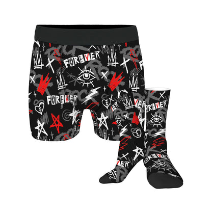 Custom Men's Underwear & Socks Set -  Forever