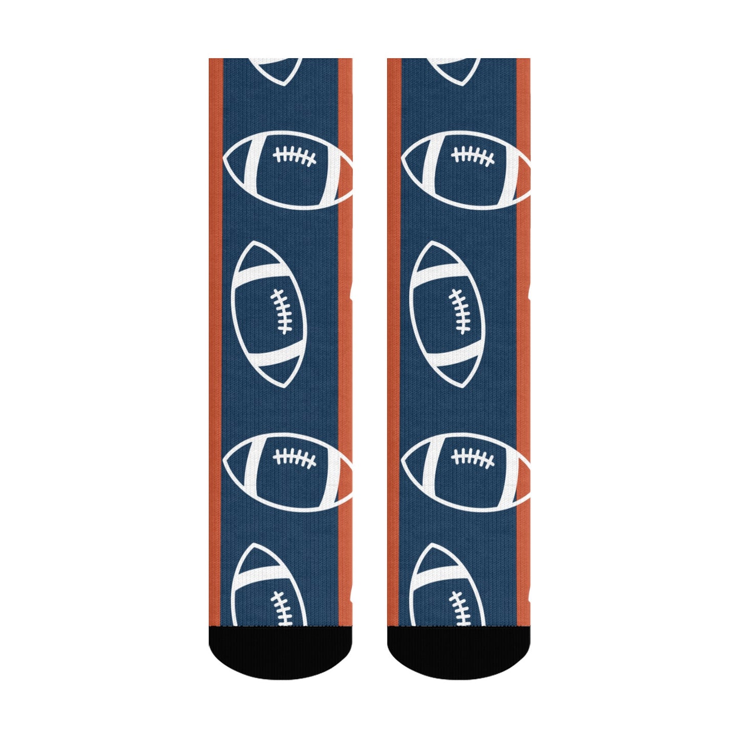 Denver Football Style Socks – Personalized & Customizable