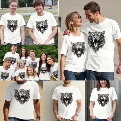 Animal Tiger Graphic Casual Loose T-Shirt