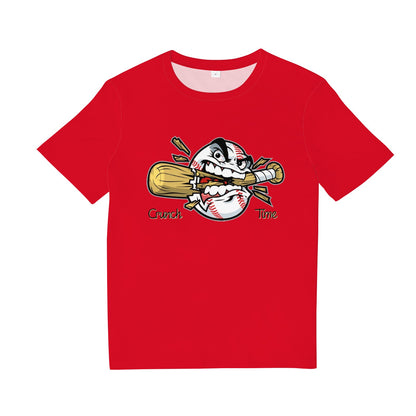 Baseball Biting Down Breaking Bat