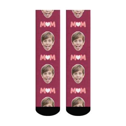 Custom Best Mom Sock