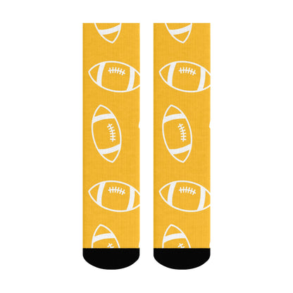 Customizable Football Socks - Faces, Numbers, or Patterns