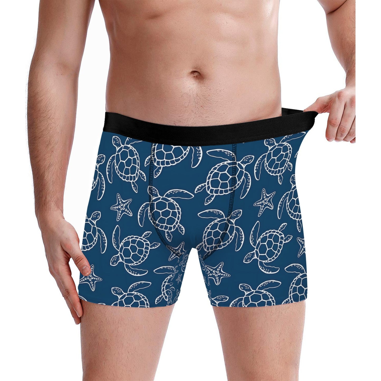 Custom Men's Underwear & Socks Set - Sea Turtle