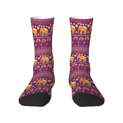 Custom Men's Underwear & Socks Set - Tribal Style Elephant Motif