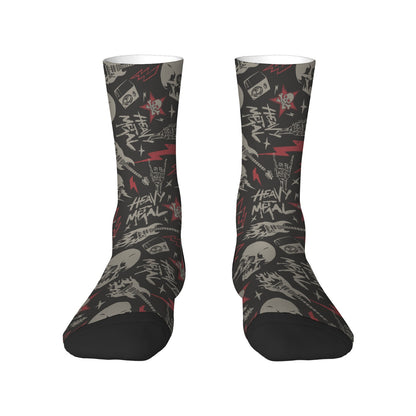 Custom Men's Underwear & Socks Set - Lightning Skull