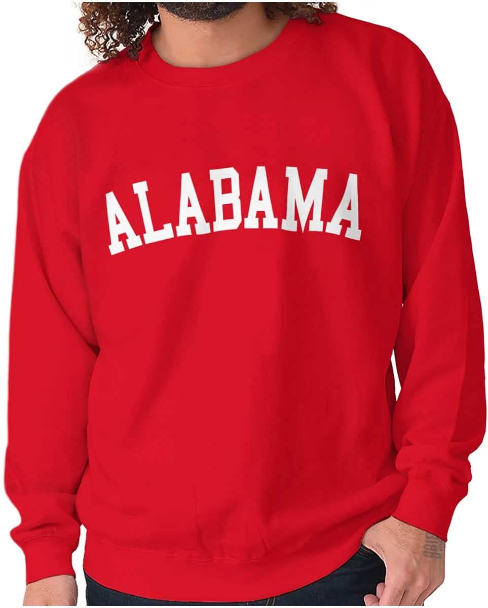Alabama Simple Classic Crewneck Sweatshirt for Men and Women