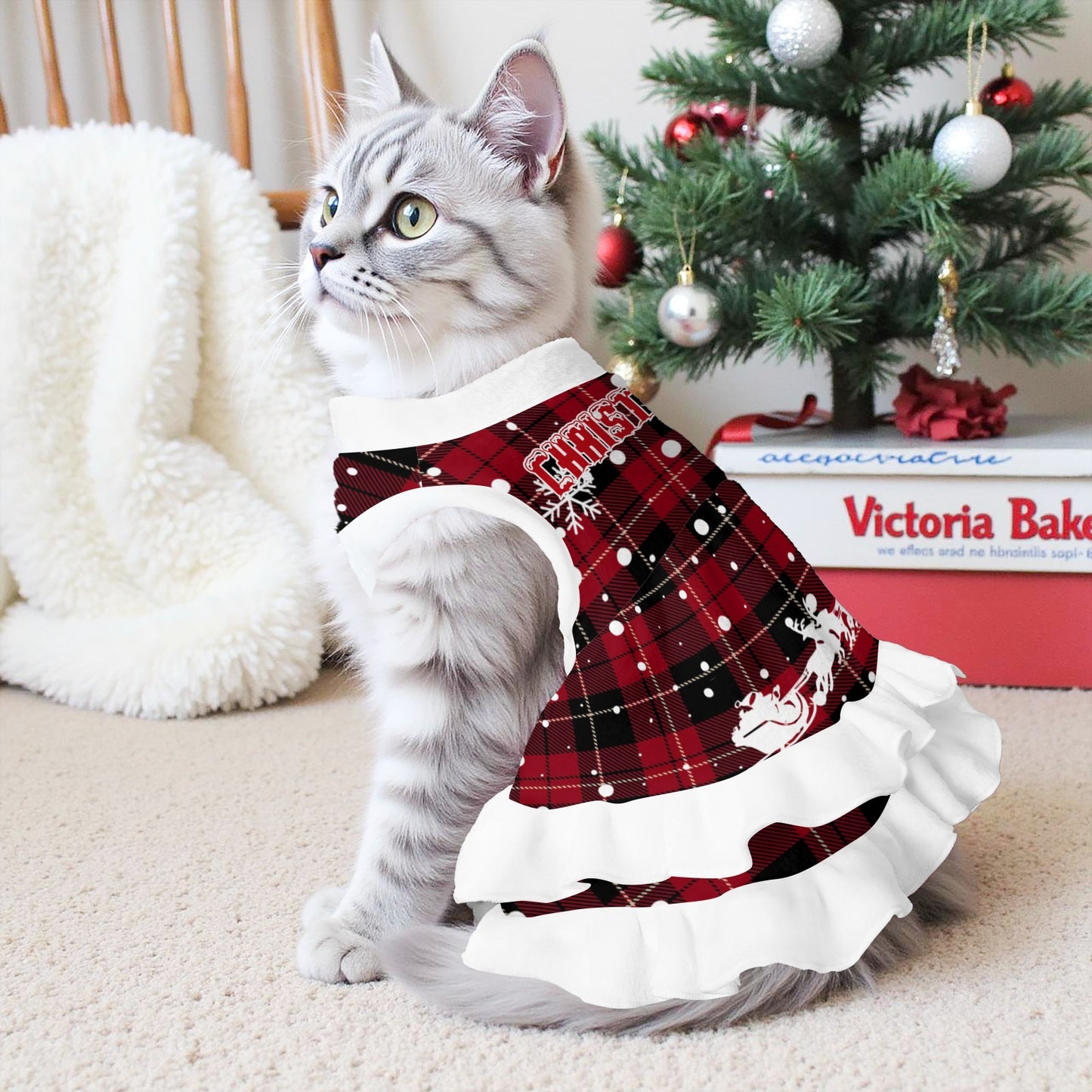 Pets Christmas Reindeer Dress