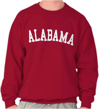 Alabama Simple Classic Crewneck Sweatshirt for Men and Women