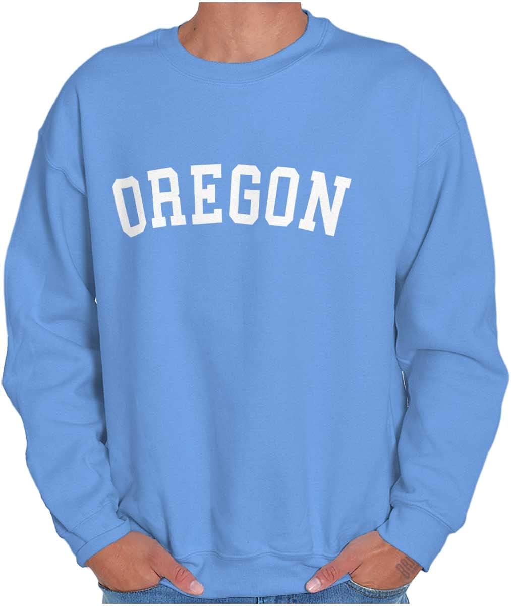 Oregon Simple Classic Crewneck Sweatshirt for Men and Women