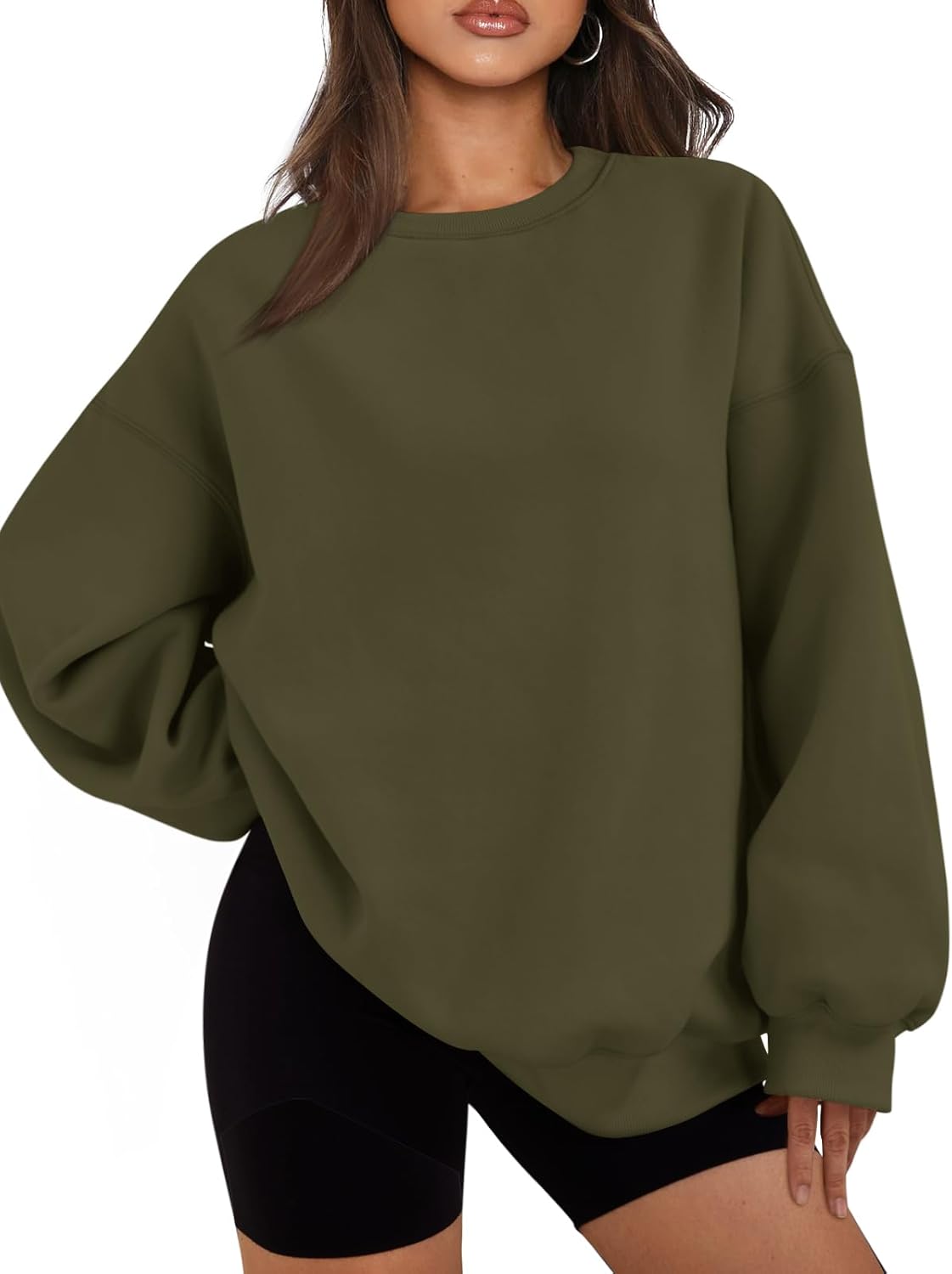 Womens Oversized Sweatshirts Crewneck Hoodies