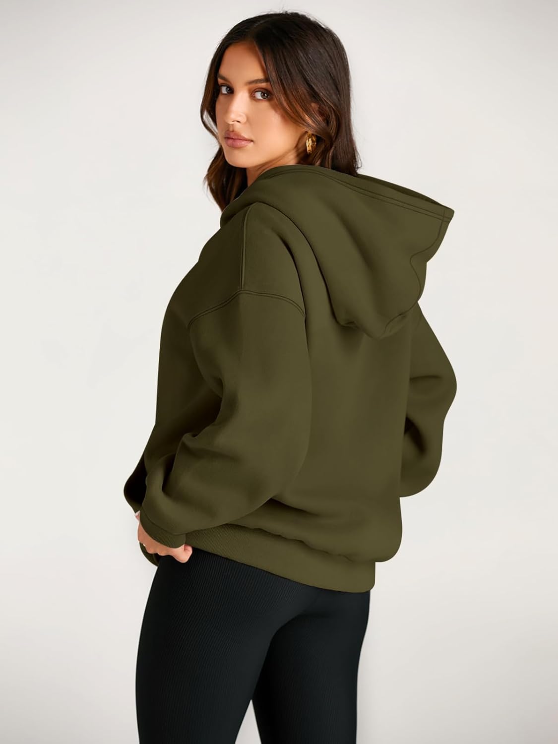 Oversized Hoodies Sweatshirts Fall Fashion 2025 Pullover Sweaters Winter Clothes