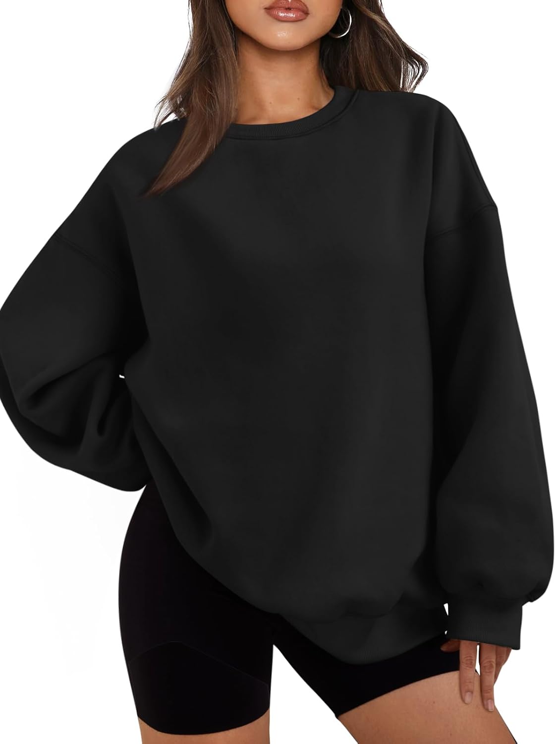 Womens Oversized Sweatshirts Crewneck Hoodies