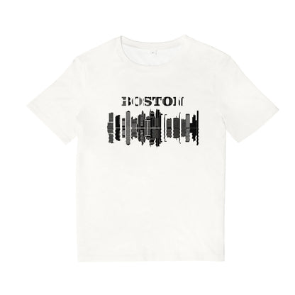 Boston Cityescape Baseball Fans T-Shirts