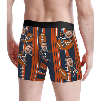 Custom Chicago Football Face Socks & Men’s Underwear Set