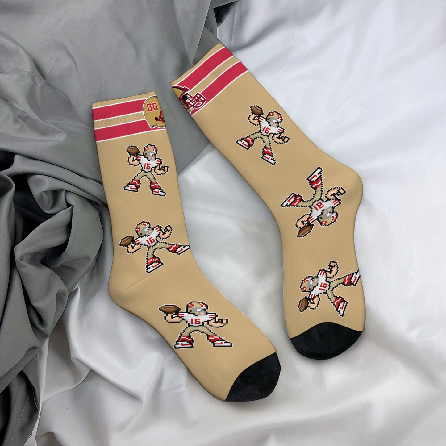 Custom Socks for San Francisco Football Fans