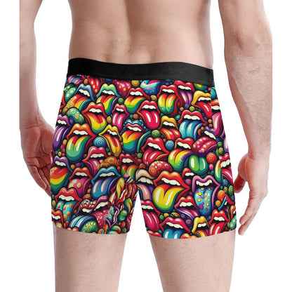 Custom Men's Underwear & Socks Set - Tongue Design