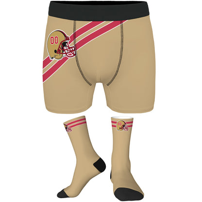 San Francisco–Inspired Gridiron Socks & Men's Underwear