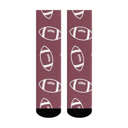 Customizable Football Socks - Faces, Numbers, or Patterns
