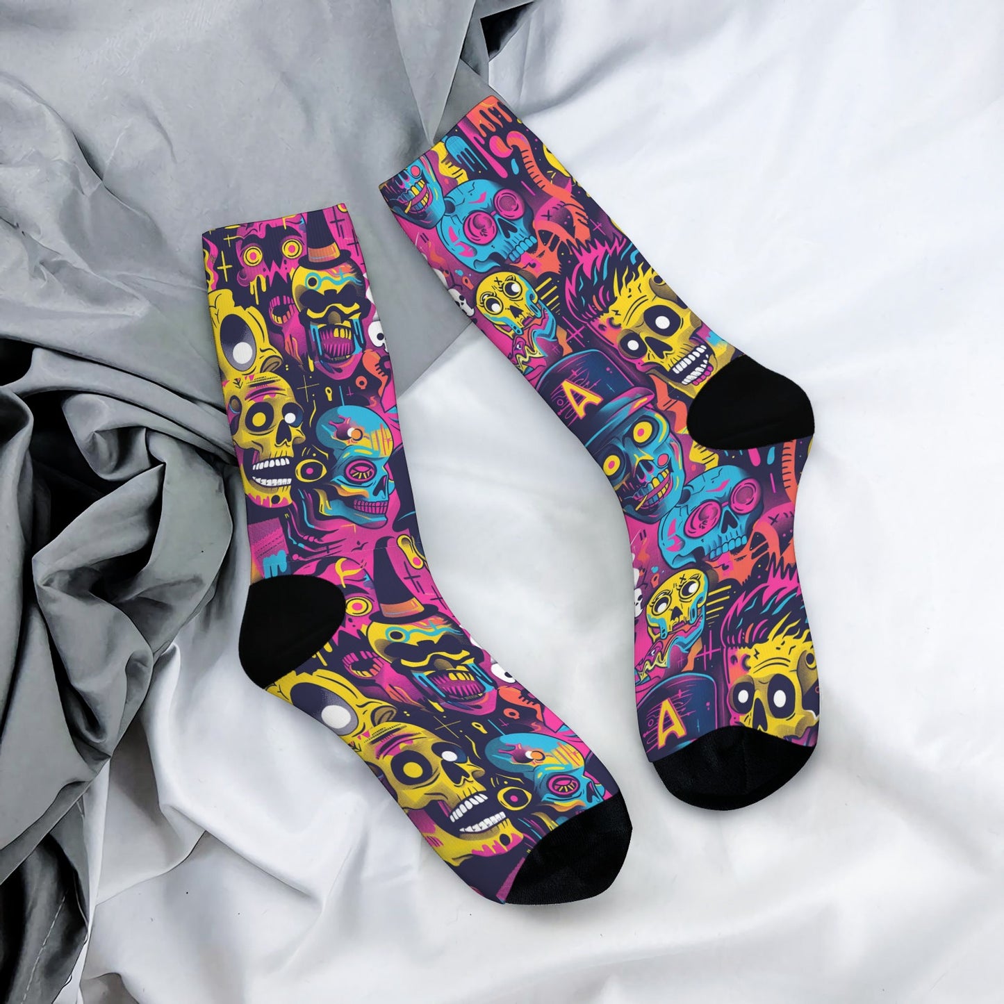 Custom Men's Underwear & Socks Set - Shock Skull