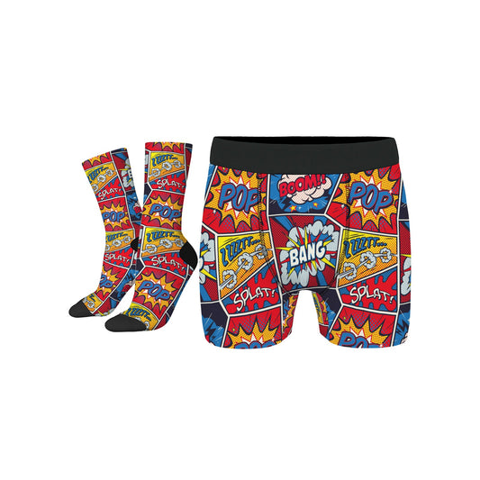 Custom Men's Underwear & Socks Set - Bang Design