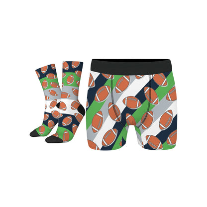 Personalized Seattle Football Colors Socks & Boxer Briefs
