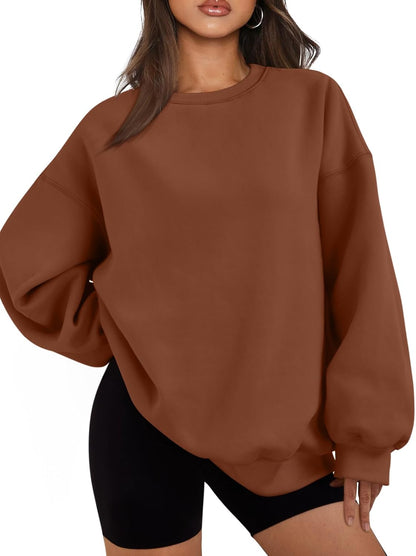 Womens Oversized Sweatshirts Crewneck Hoodies