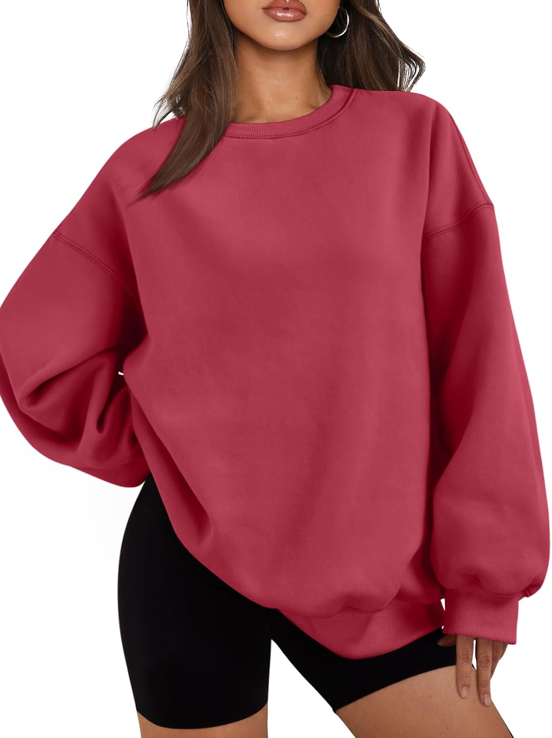 Womens Oversized Sweatshirts Crewneck Hoodies