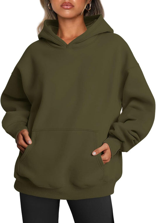 Oversized Hoodies Sweatshirts Fall Fashion 2025 Pullover Sweaters Winter Clothes