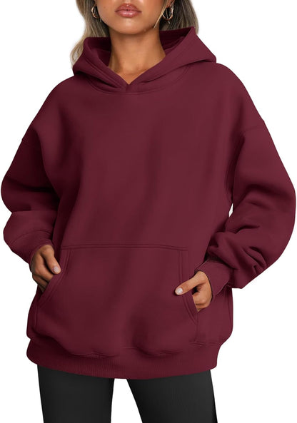 Oversized Hoodies Sweatshirts Fall Fashion 2025 Pullover Sweaters Winter Clothes